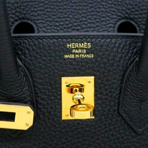 Authentic Clemence Hermès Birkin Togo bag 35cm